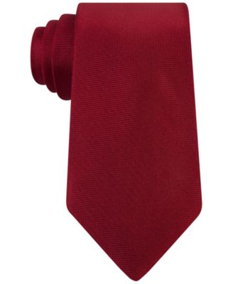 Men's Silver Spun Solid Slim Tie