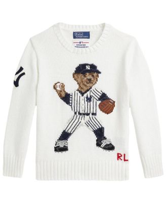 Toddler and Little Boys Yankees Bear Sweater