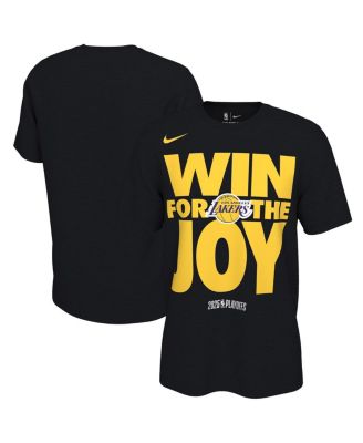 Nike - Men's and Women's&nbsp;Black Los Angeles Lakers 2025 NBA Playoffs On-Court Mantra T-Shirt