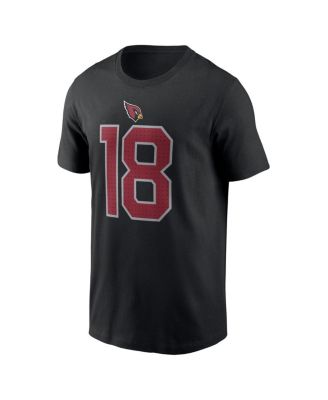 Men's Marvin Harrison Jr. Black Arizona Cardinals Player Name Number T-Shirt