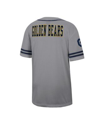 Men's Gray Cal Bears Free Spirited Baseball Jersey