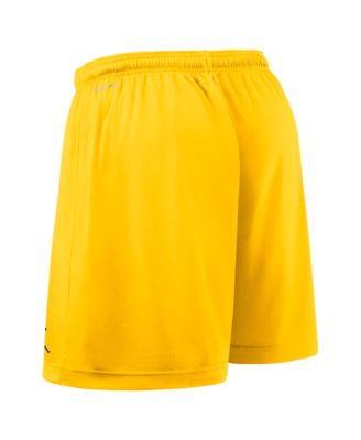 Jordan Men's Navy/Maize Michigan Wolverines 2025 Sideline Reversible Performance Shorts