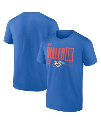Fanatics - Men's Blue Oklahoma City Thunder 2025 Northwest Division Champions Locker Room T-Shirt