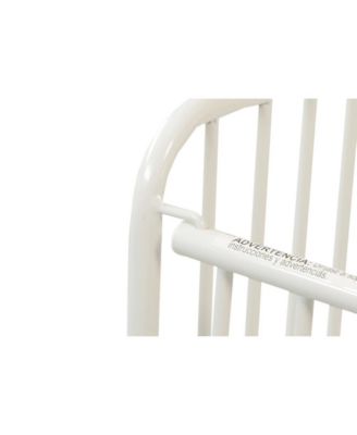 LA BABY Mini/Portable/Compact Folding Crib, White