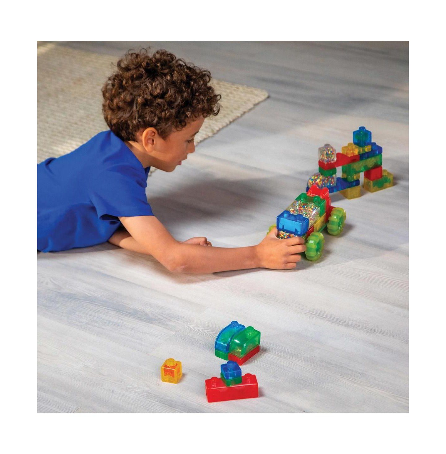 Детский конструктор Goliath Vrooom Super Truck & Build Squishy Sensory Mesh Accredited 35-Piece Building Set, Ages 2+, цвет: Assorted Pre-Pack — фото 5