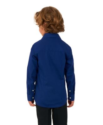 Toddler and Little Boys Long Sleeve Button Up Dress Shirt