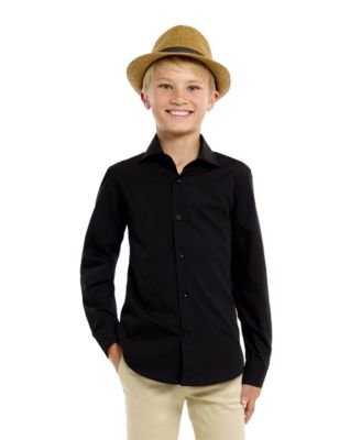 Big Boys Knight Solid Color Shirt