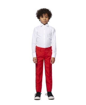 Toddler and Little Boys 3-Piece Devil Solid Suit Set