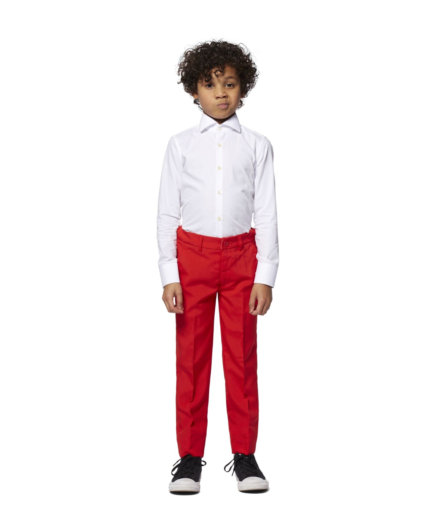 Детский костюм-тройка OppoSuits Devil однотонный, для мальчиков — фото 3
