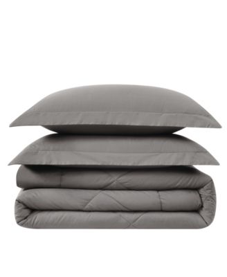 Cannon Oversized Cotton Percale 3-Pc. Comforter Set, King