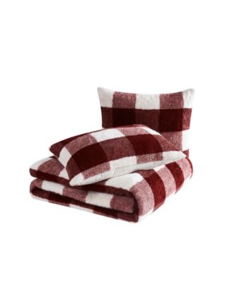 Cozy Buffalo Check 2-Pc. Comforter Set, Twin/Twin XL