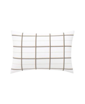 by Hugo Boss Check Cotton Sateen Sham, King