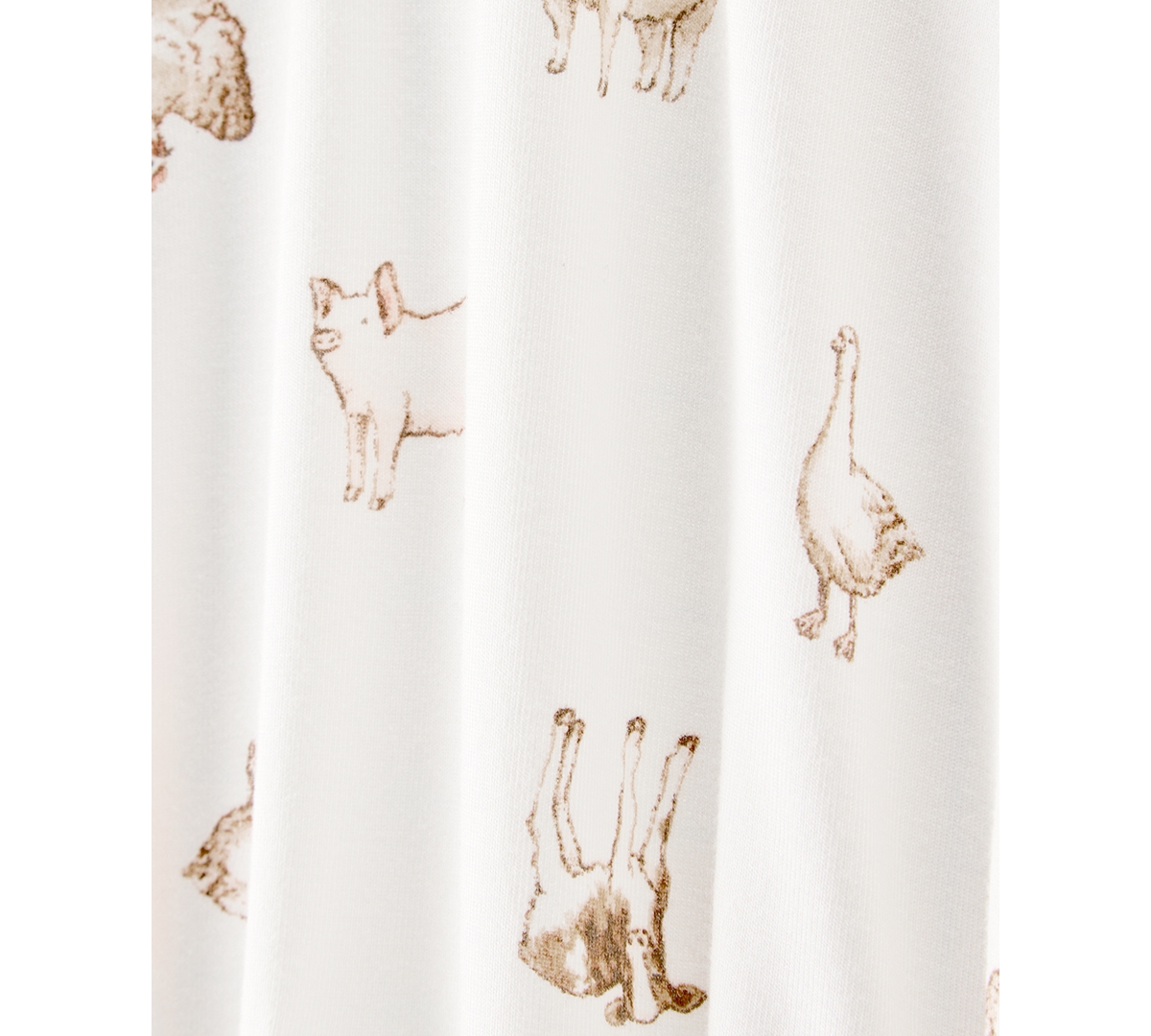Carter's Purelysoft By  Baby Zip-up Purelysoft 1-piece Sleep & Play Pajamas In White