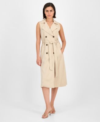 Women's Sleeveless A-line Jacket Dress