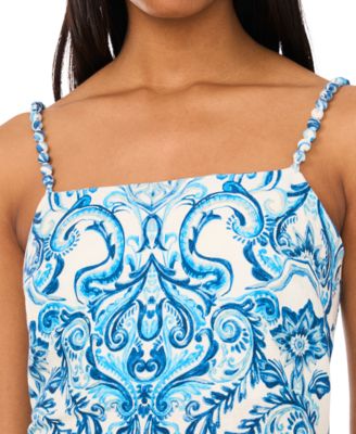 Women's The Willa Beaded-Strap Paisley-Print Dress