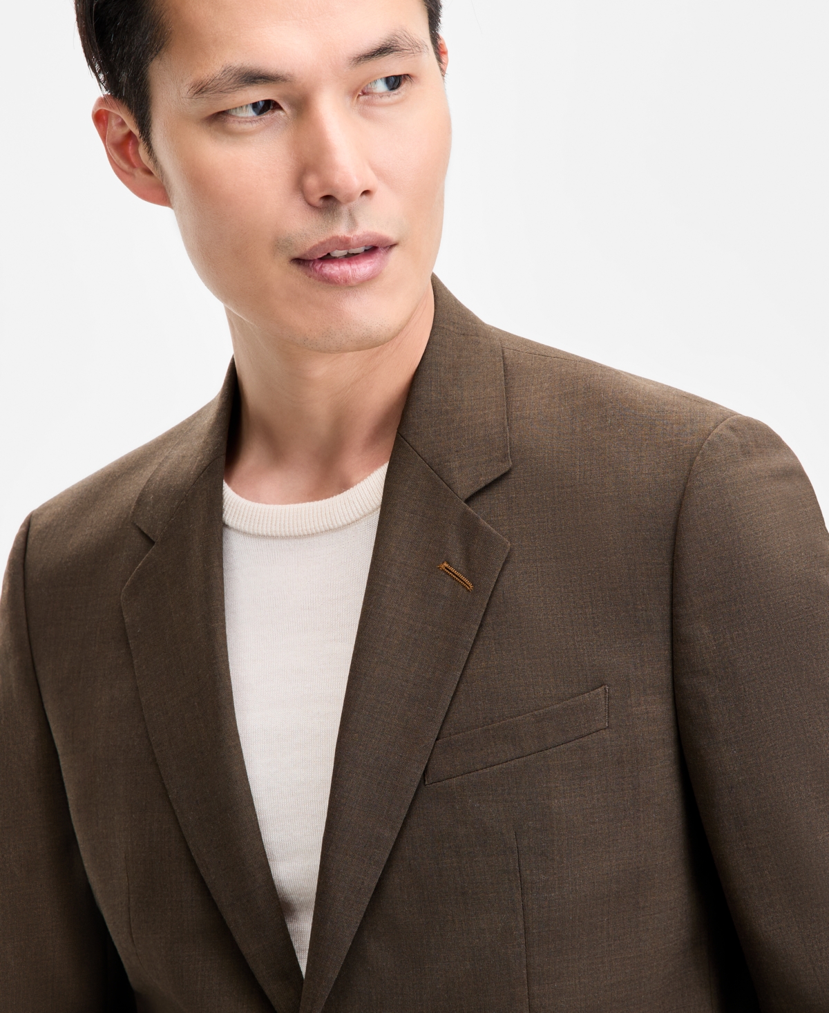 Hugo Boss Hugo By  Men's Modern-fit Solid Suit Jacket In Brown
