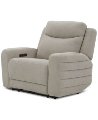 Kristyan Fabric Power Recliner with Power Headrest with Zero Wall & Heat Massage, Exclusively at Macy's