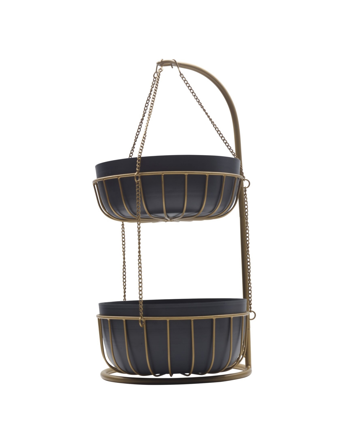 Mikasa Gourmet Basics Aztec 2-tier Basket In Gold