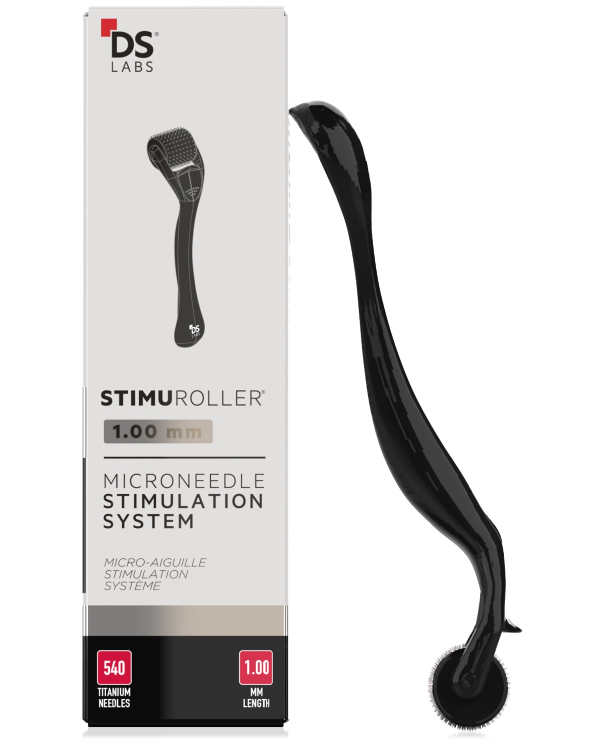 StimuROLLER+ Microneedle Hair Follicle Stimulation System, 1 mm