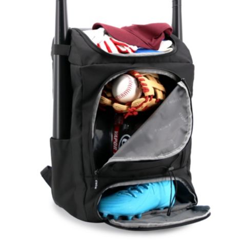 Рюкзак J World Athlete with Shoe Compartment Bat Holders and Night Visibility, цвет: Чёрный