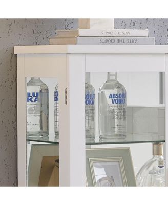 Cataleya 3-Tier Curio Display Cabinet Organizer with Storage Shelves for Figures & Collection Exhibit for Living Room, Bedroom