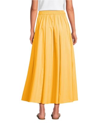 Women's Poplin Godet Maxi Skirt - Set Bottom