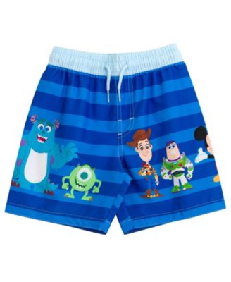 Baby Boys Monsters Inc. Rash Guard and Swim Trunks Outfit