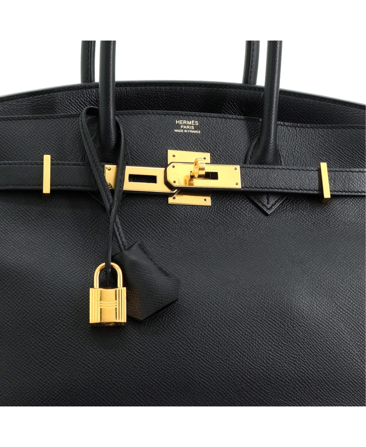Pre-Owned Hermes Birkin Handbag Epsom with Gold Hardware