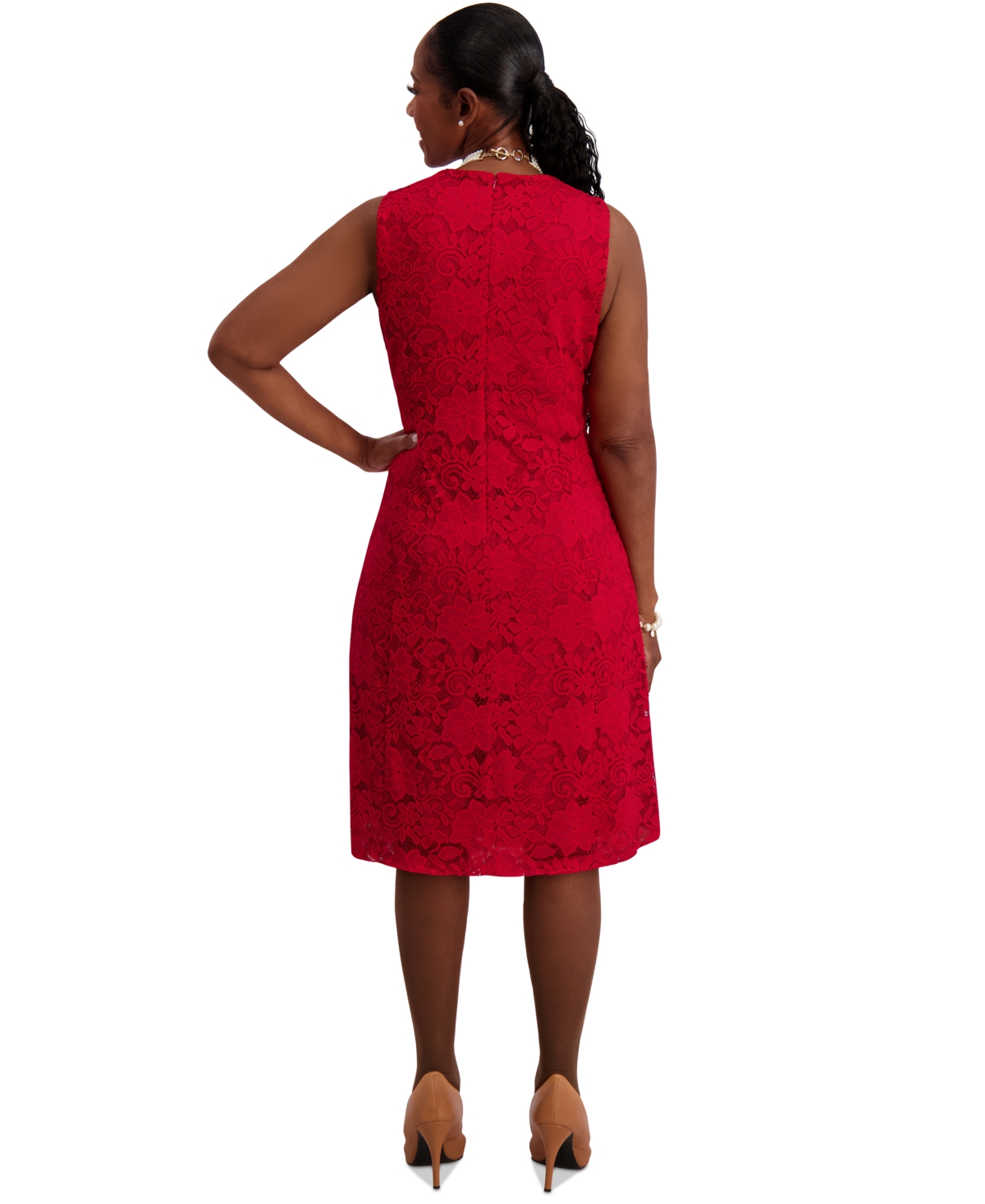 Kasper Women's Sleeveless Fit & Flare Dress, Regular & Plus Sizes