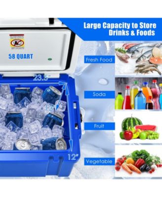 26/58 Quart Portable Cooler with Food Grade Material