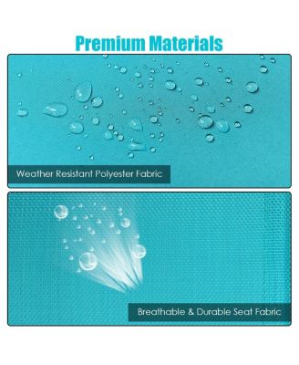 3 Person Steel Frame Patio Swing with Polyester Angle and Adjustable Canopy