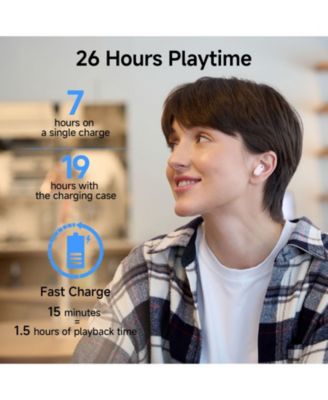 X1 Lite True Wireless Earbuds, Bluetooth 5.4 Earphones for Clear Calls, IP54 Sweat Resistant Fast Charging