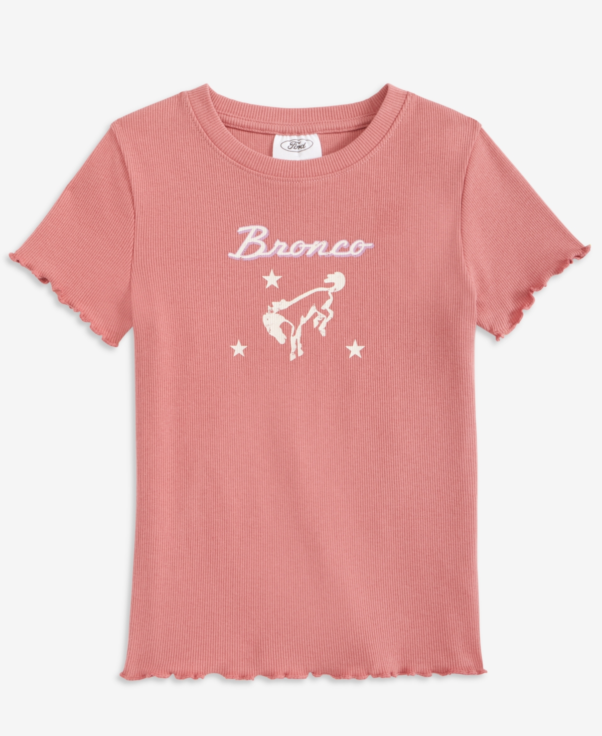 Grayson Threads, The Label Girls 4-8 Ford Bronco Short-sleeve T-shirt In Pink