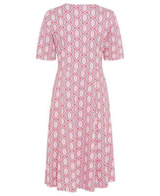 Women's Ornamental Print A-Line Dress