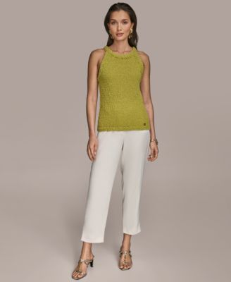 Donna Karan New York Women's Textured Knit Sleeveless Top