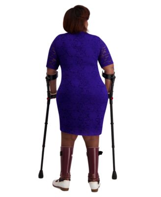 Women's Lace-Sleeve Sheath Dress, Regular & Plus Sizes