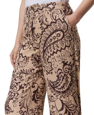 Women's The Soft Printed Wide-Leg Trousers