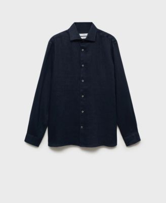 Men's Linen Slim-Fit Shirt