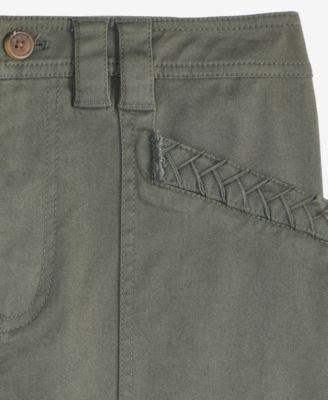 Women's Braided-Trim Cargo Pants, Exclusively at Macy's