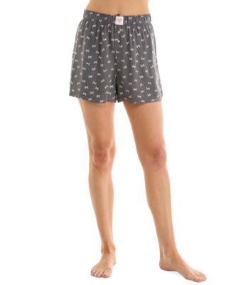 Women's 2-Pk. Printed Mid-Rise Boxer Shorts