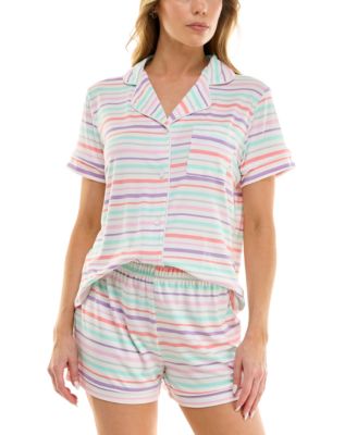 Roudelain - Women's Yummy Notched-Collar Pajama Set