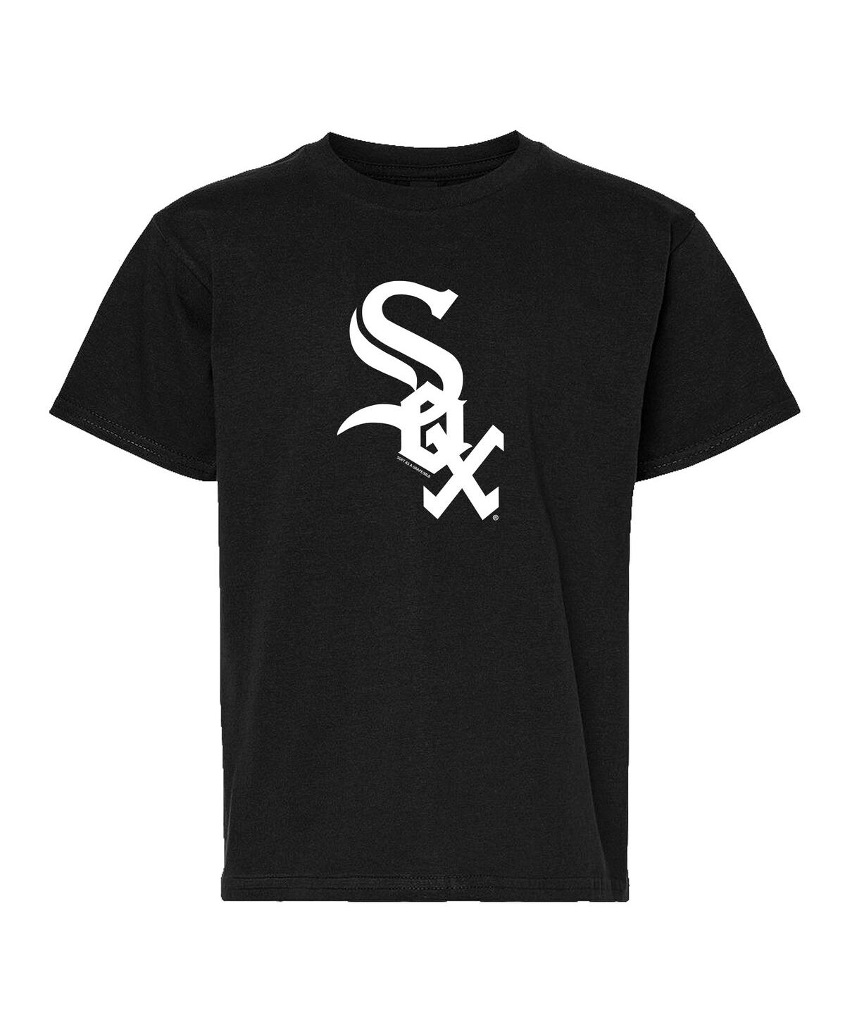 Soft As A Grape Big Boys And Girls 2-pack Black/gray Chicago White Sox T-shirt Set