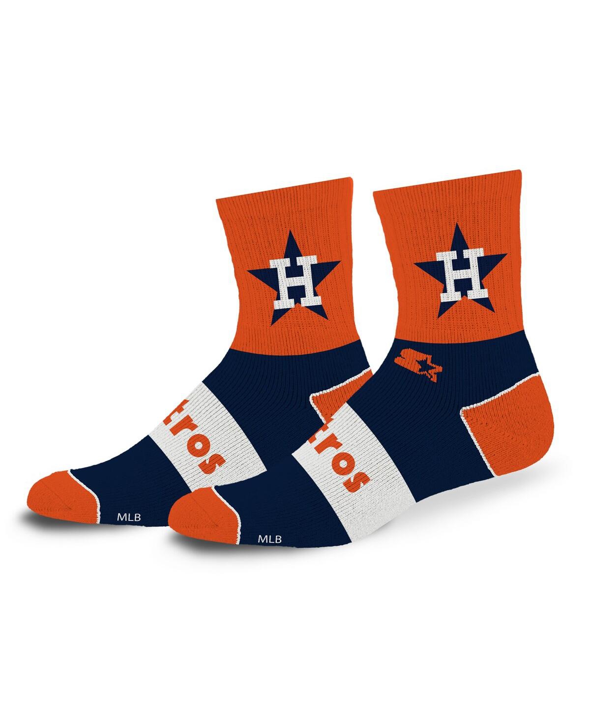 Men's and Women's Houston Astros Trifecta Throwback Mid-Crew Socks - Orange