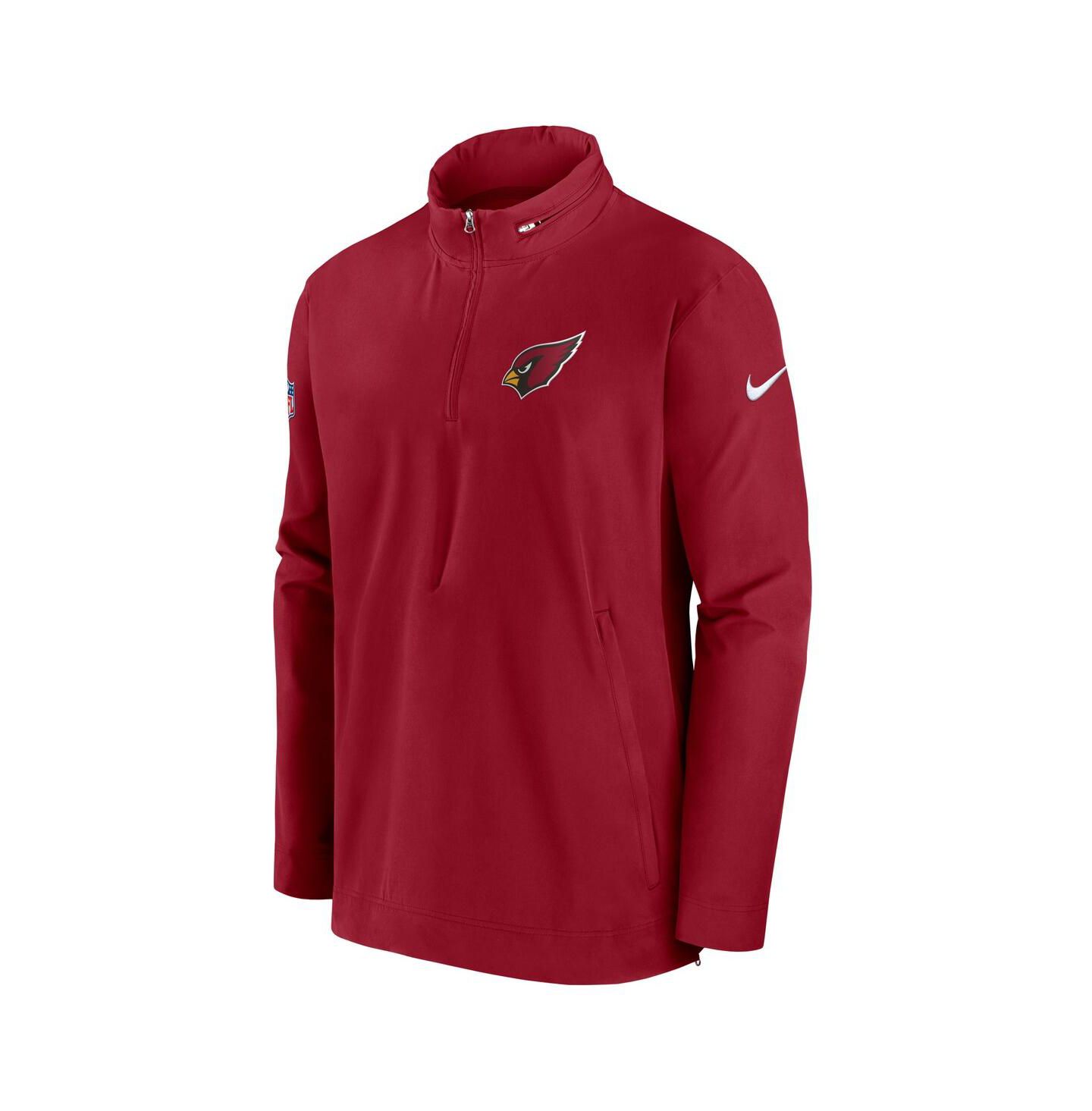 Мужская куртка Nike Cardinal Arizona Cardinals Sideline Coach Half-Zip — фото 2