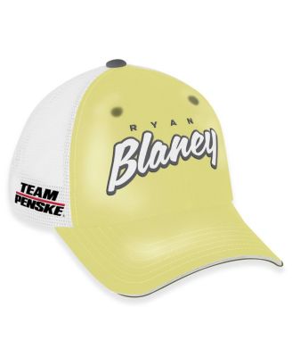 Women's Yellow/White Ryan Blaney Pit Box Adjustable Trucker Hat
