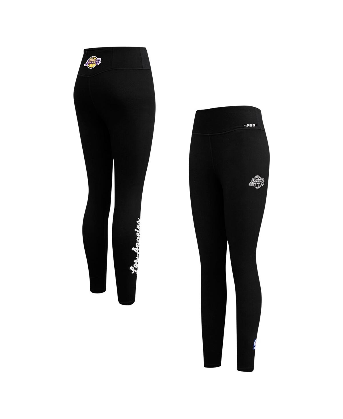 Women's Black Los Angeles Lakers Paint the City Jersey Leggings - Black
