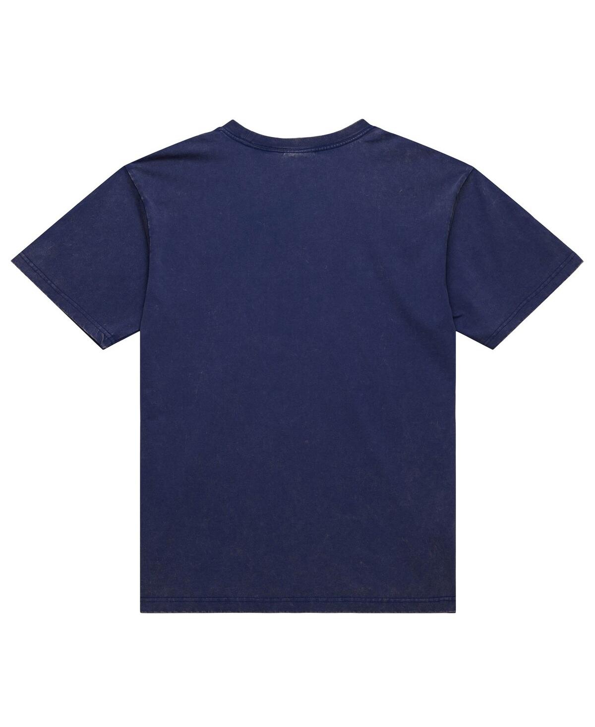 Mitchell & Ness Men's Navy Michigan Wolverines Big Tall Fade Away Premium T-shirt