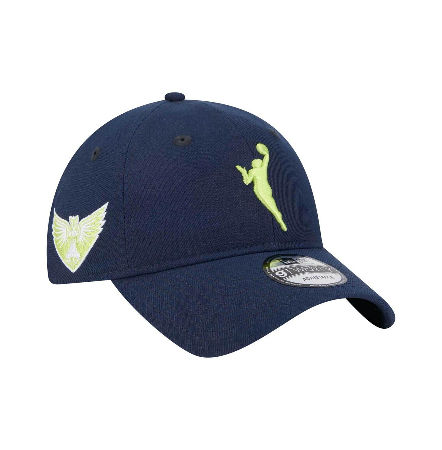 Мужская кепка New Era Navy Dallas Wings 9TWENTY Adjustable Hat — фото 1
