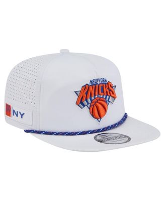 New Era - Men's White New York Knicks Performance Rope Golfer Adjustable Hat
