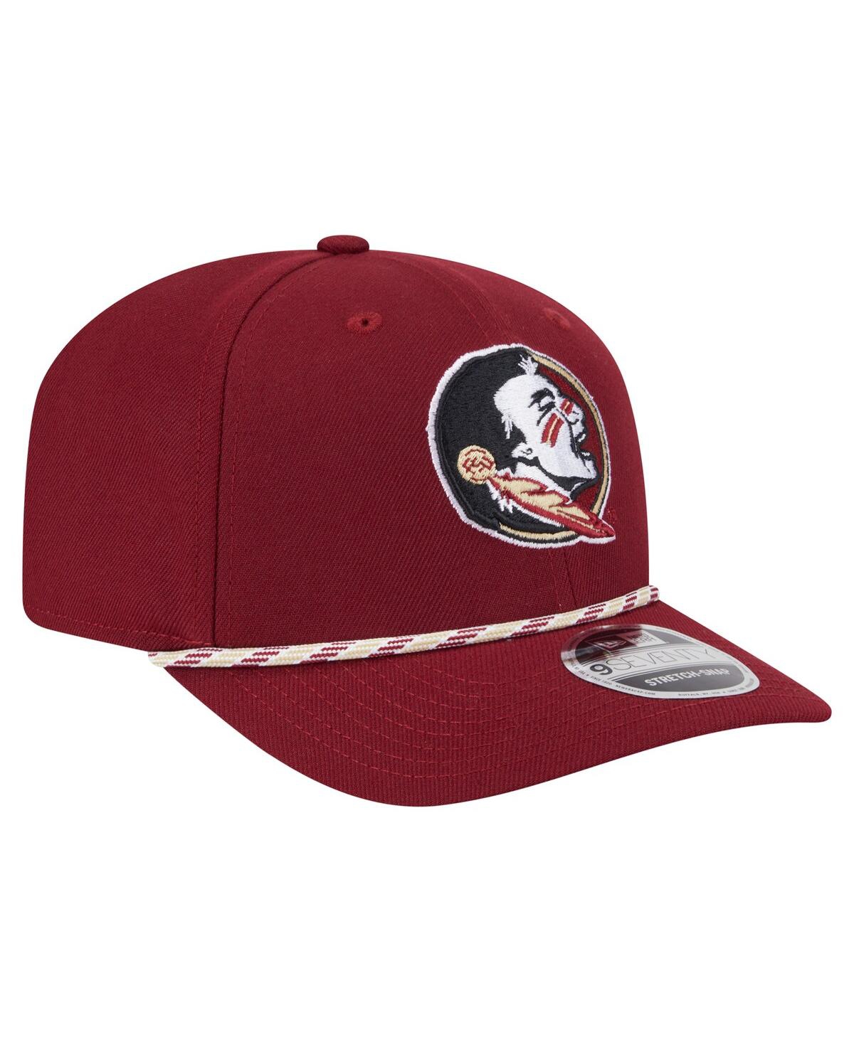 NEW ERA MEN'S GARNET FLORIDA STATE SEMINOLES GAME DAY MULTI-ROPE 9SEVENTY STRETCH-SNAP HAT 